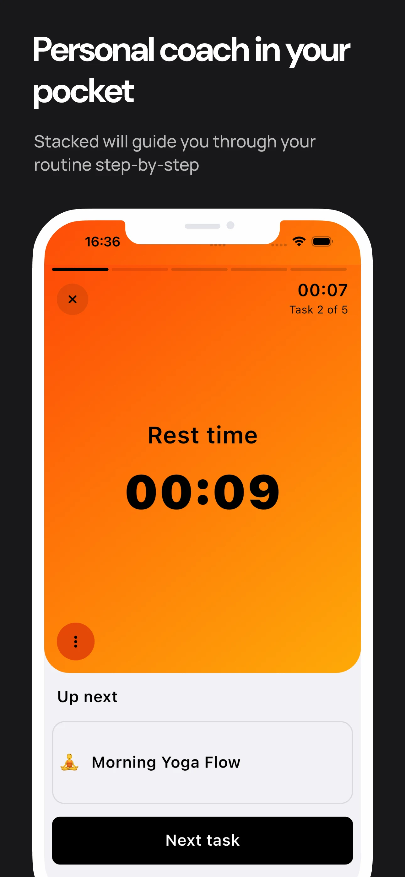 Stacked: Routine, Stack Habits screenshot