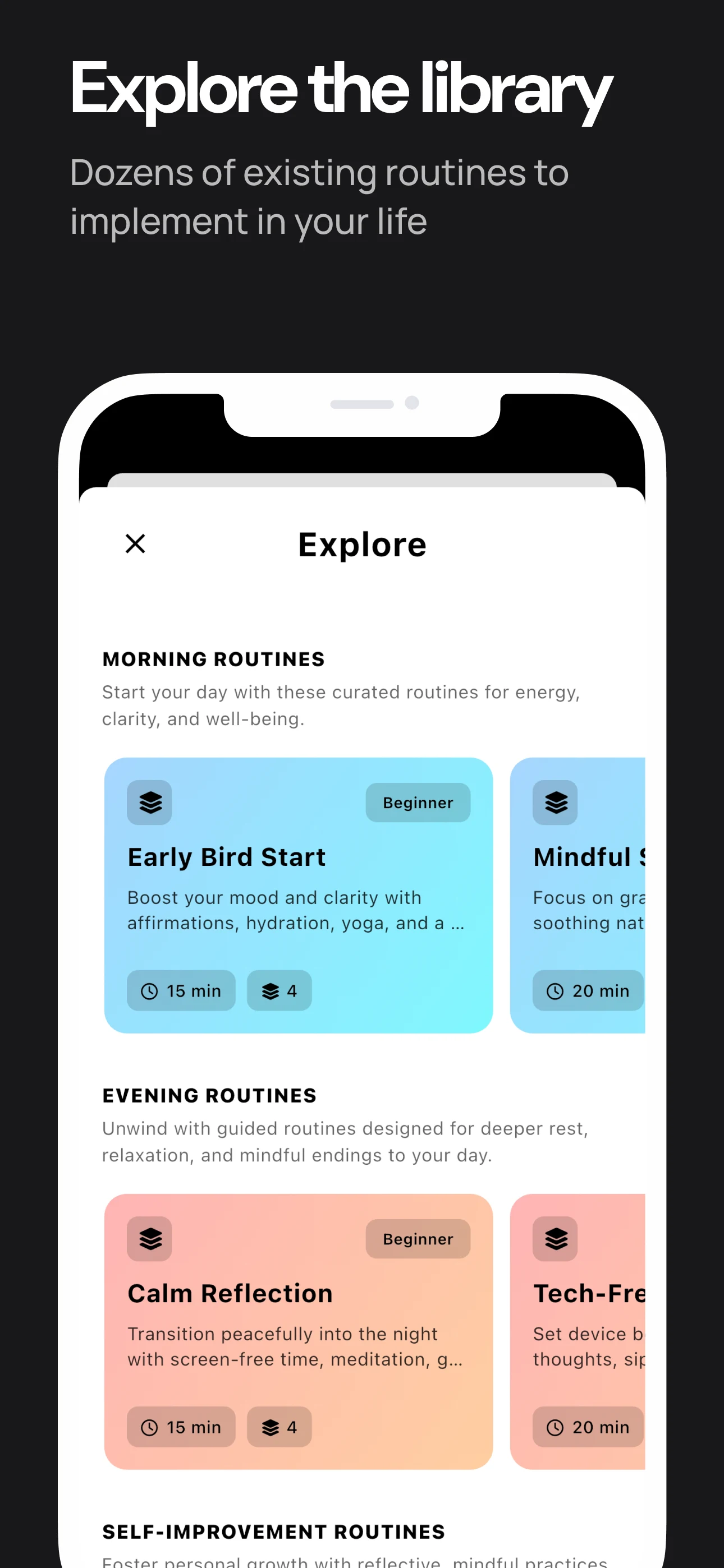 Stacked: Routine, Stack Habits screenshot